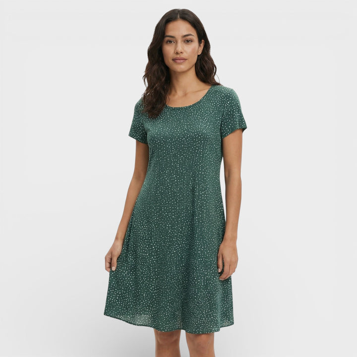 Robe Mini Verte Florale Légère