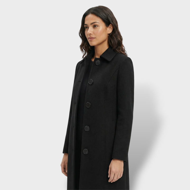 Manteau Long Boutons Hiver Femme