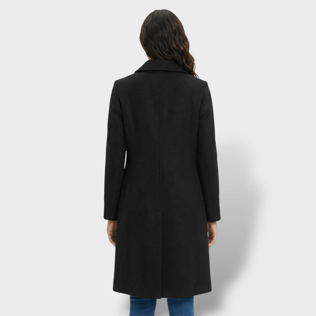Manteau Long Boutons Hiver Femme