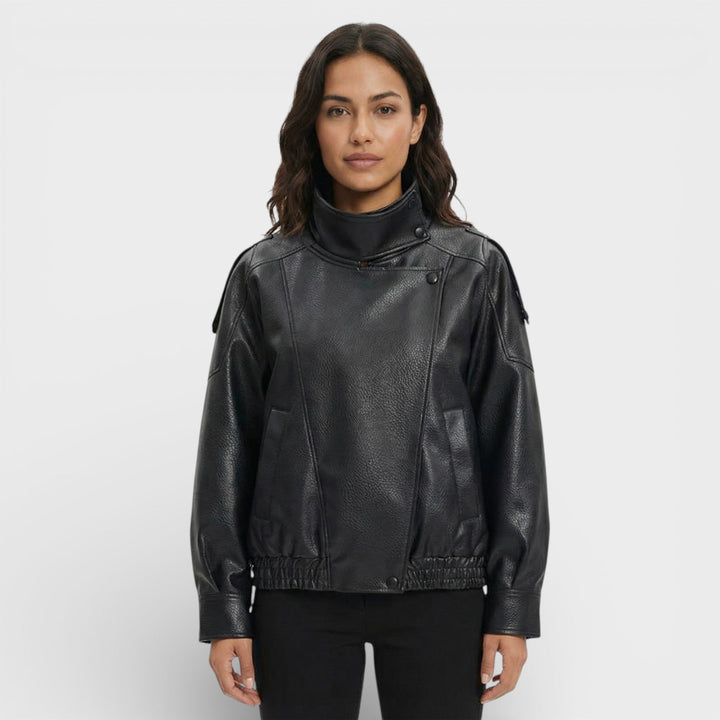 Veste Moto Similicuir Femme