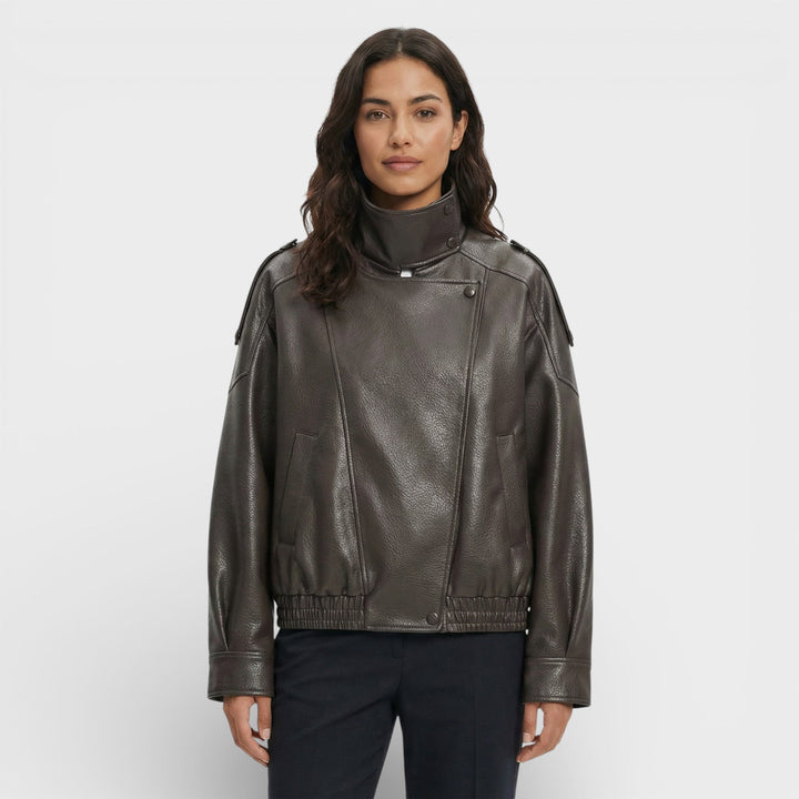 Veste Moto Similicuir Femme
