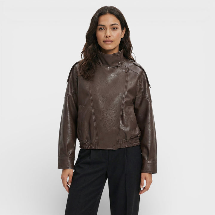 Veste Moto Similicuir Femme