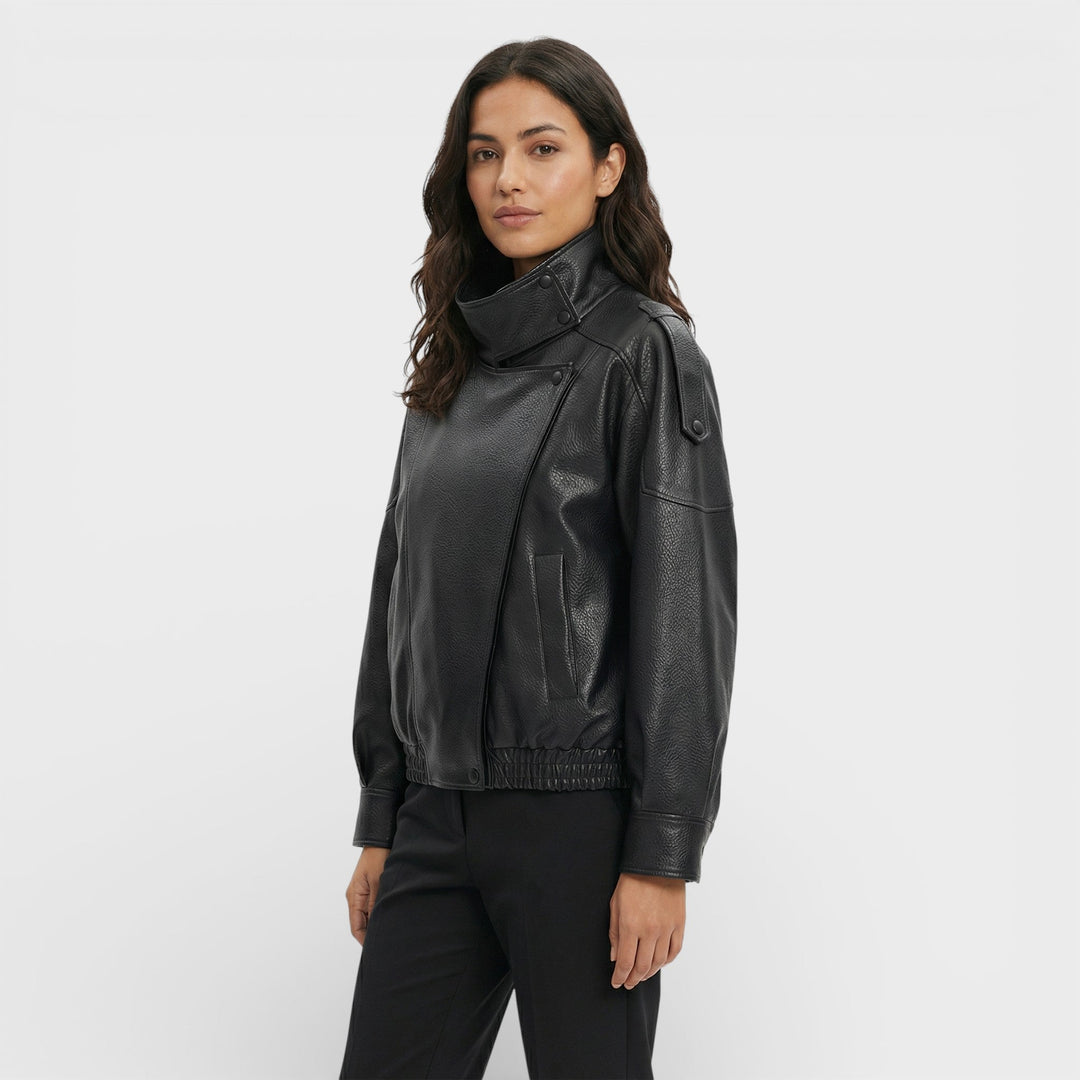 Veste Moto Similicuir Femme
