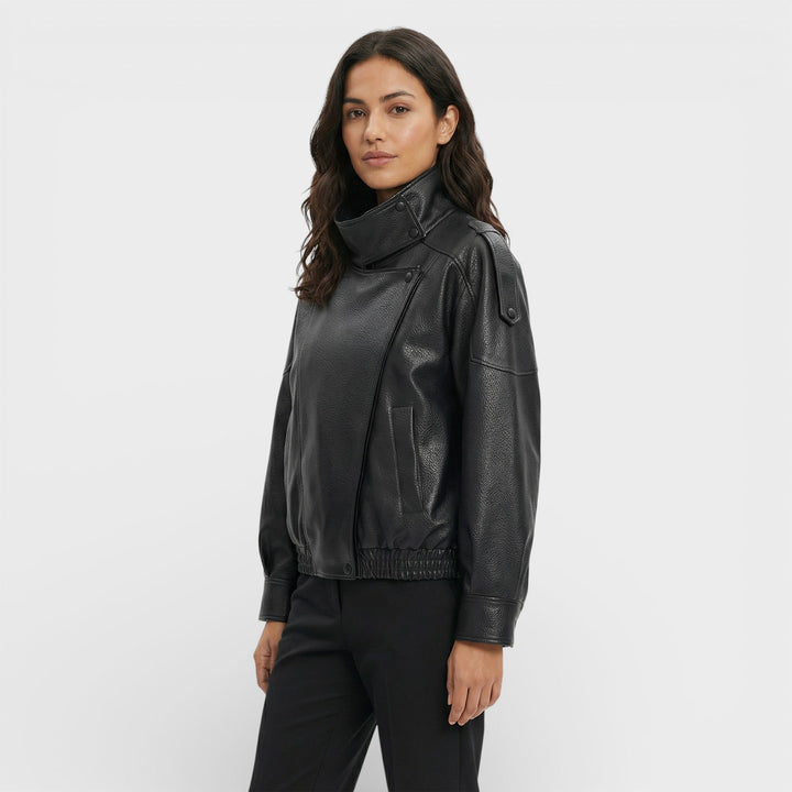 Veste Moto Similicuir Femme