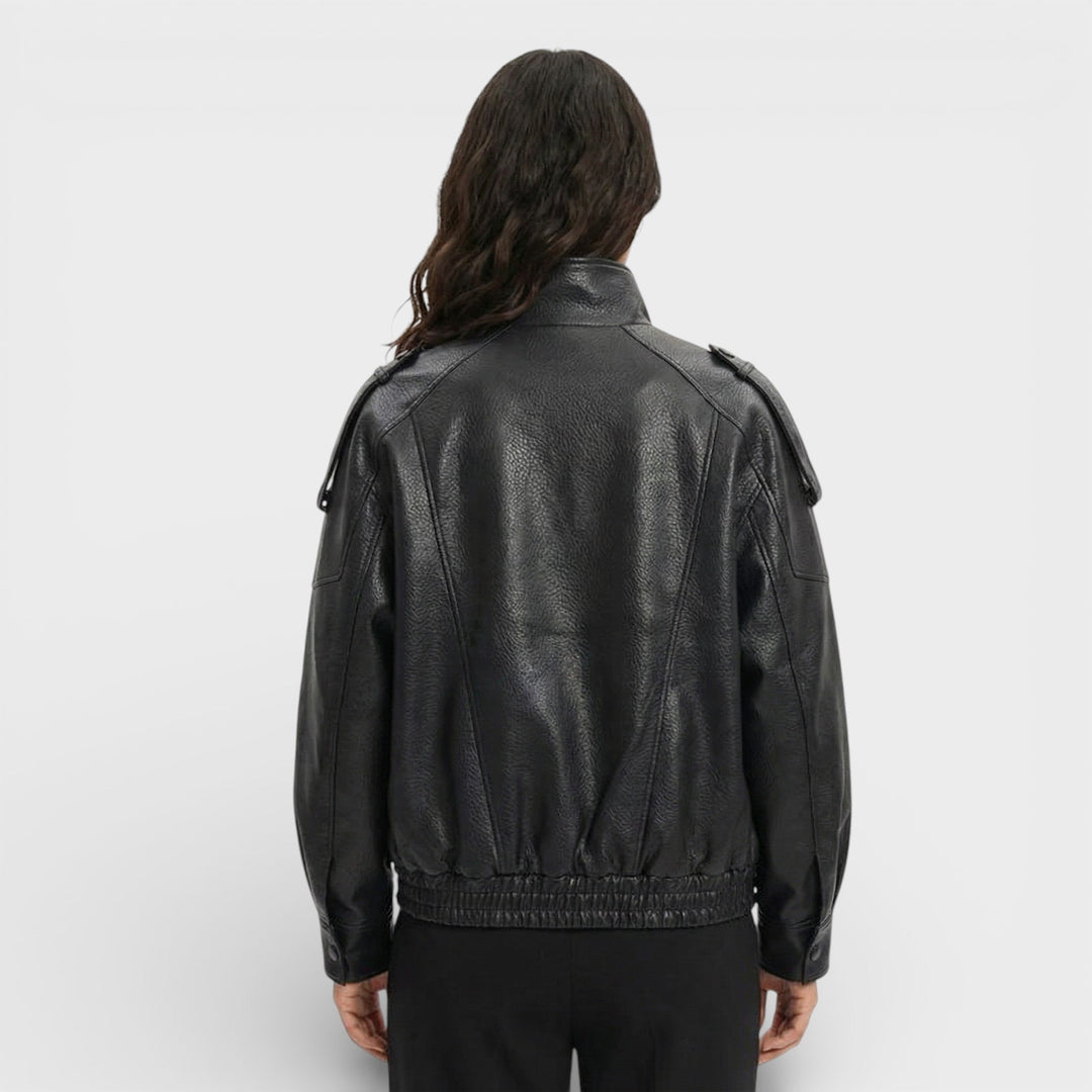 Veste Moto Similicuir Femme