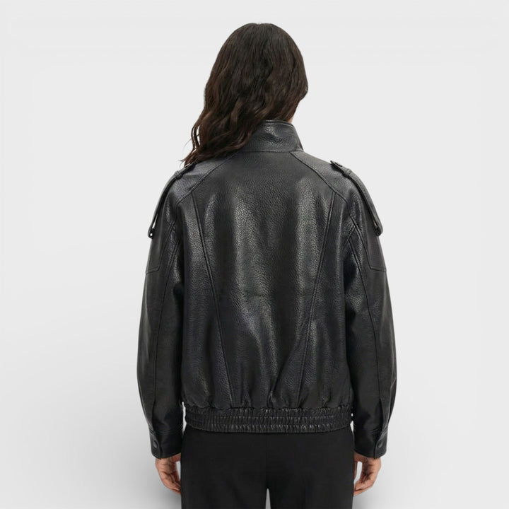 Veste Moto Similicuir Femme