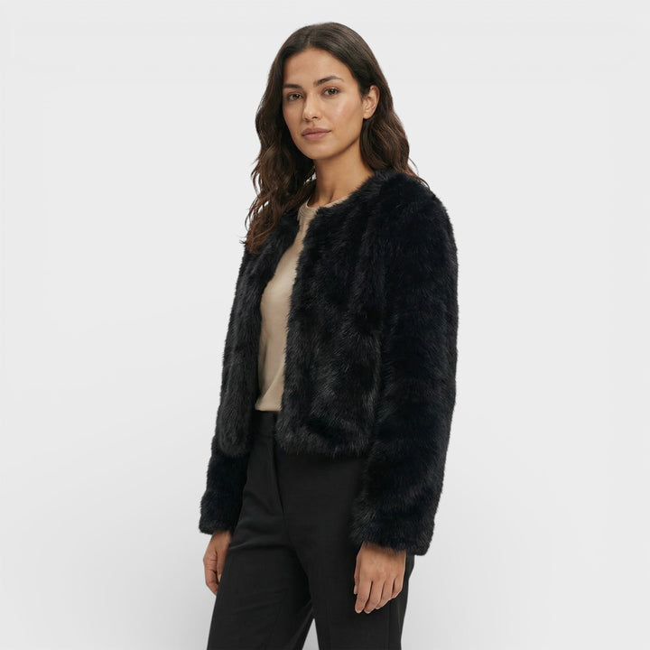 Veste Courte Similicuir Femme