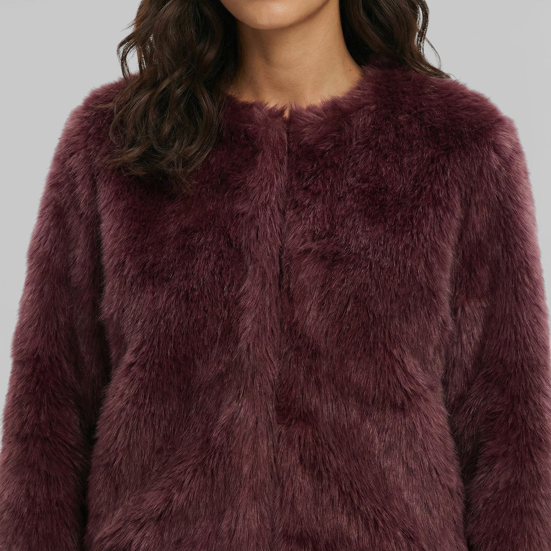 Veste Courte Similicuir Femme