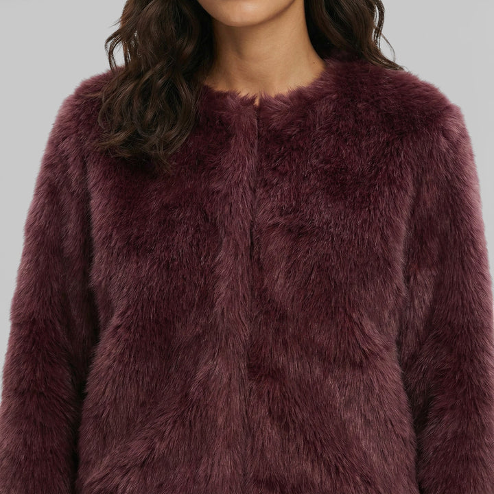 Veste Courte Similicuir Femme