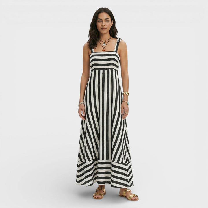 Robe Longue Imprimée Ligne A