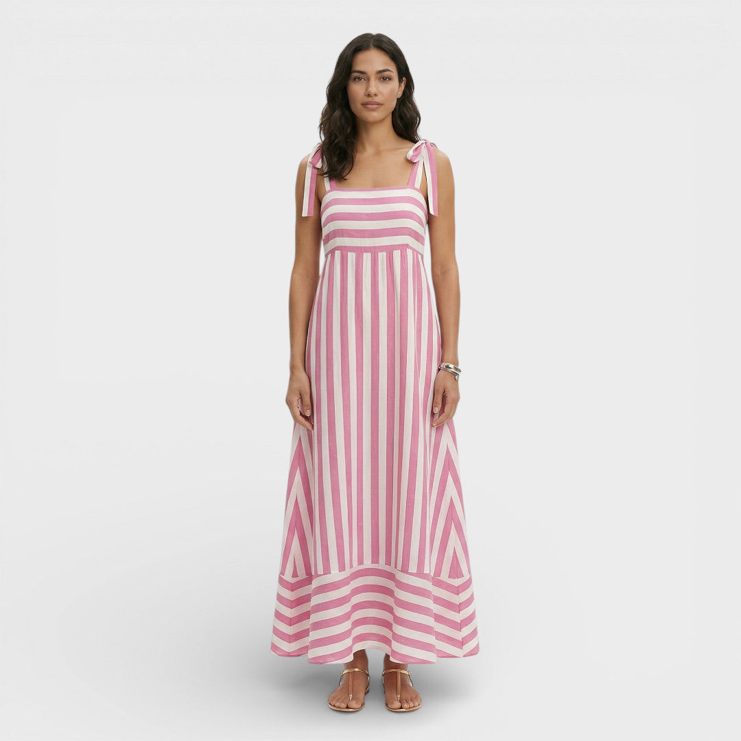Robe Longue Imprimée Ligne A