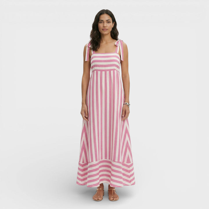 Robe Longue Imprimée Ligne A