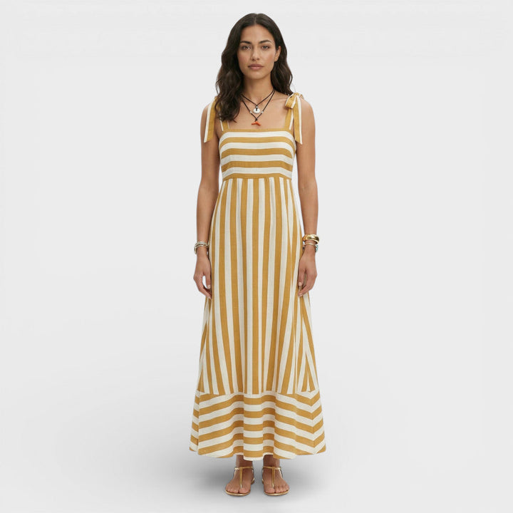Robe Longue Imprimée Ligne A
