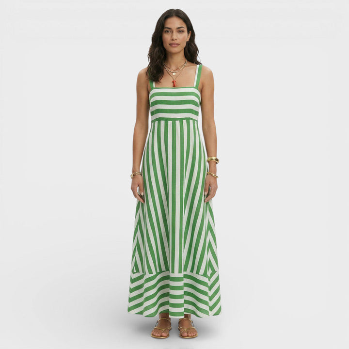 Robe Longue Imprimée Ligne A