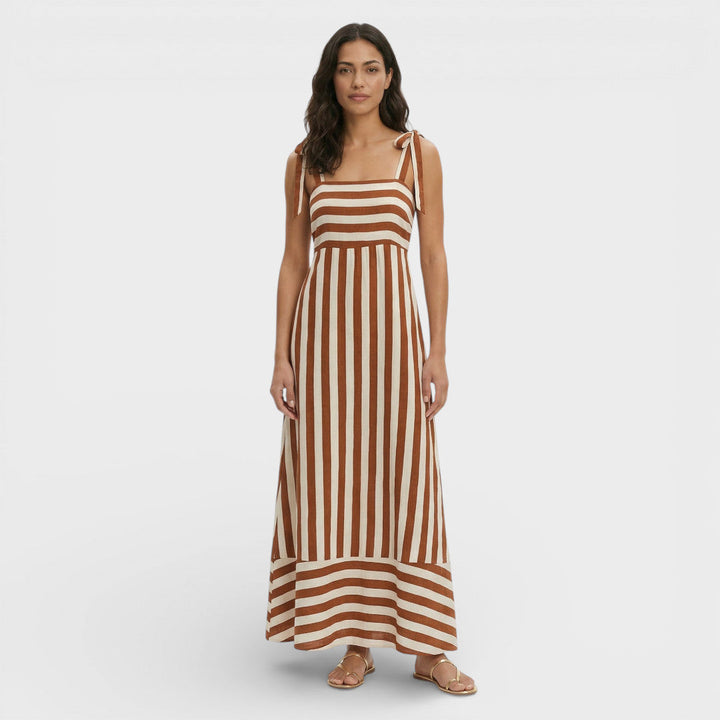 Robe Longue Imprimée Ligne A