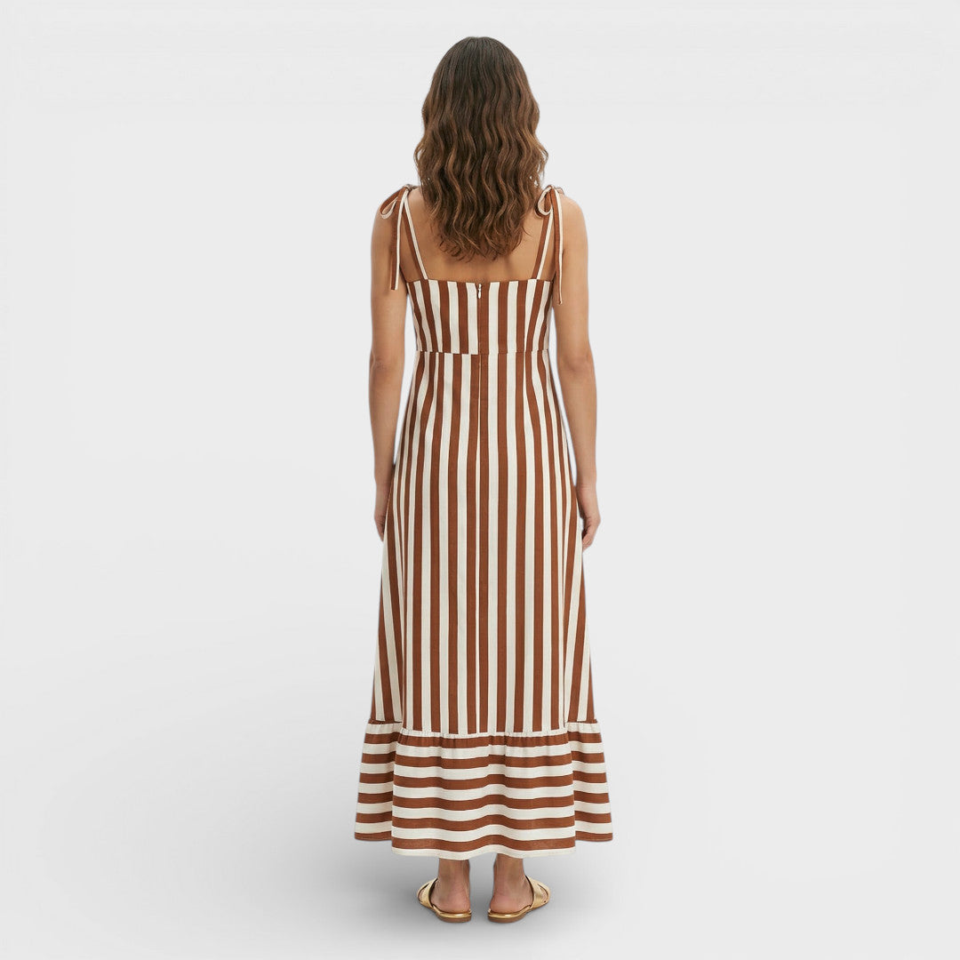 Robe Longue Imprimée Ligne A