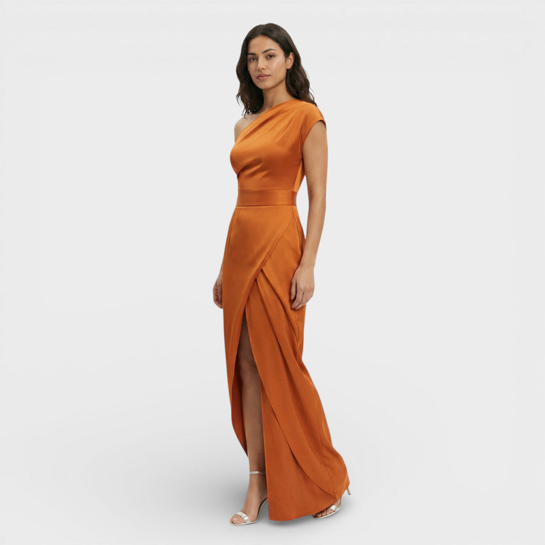Robe Longue Femme Une Épaule