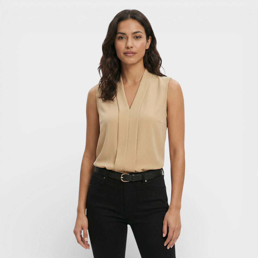 Blouse Sans Manches Femme Ample