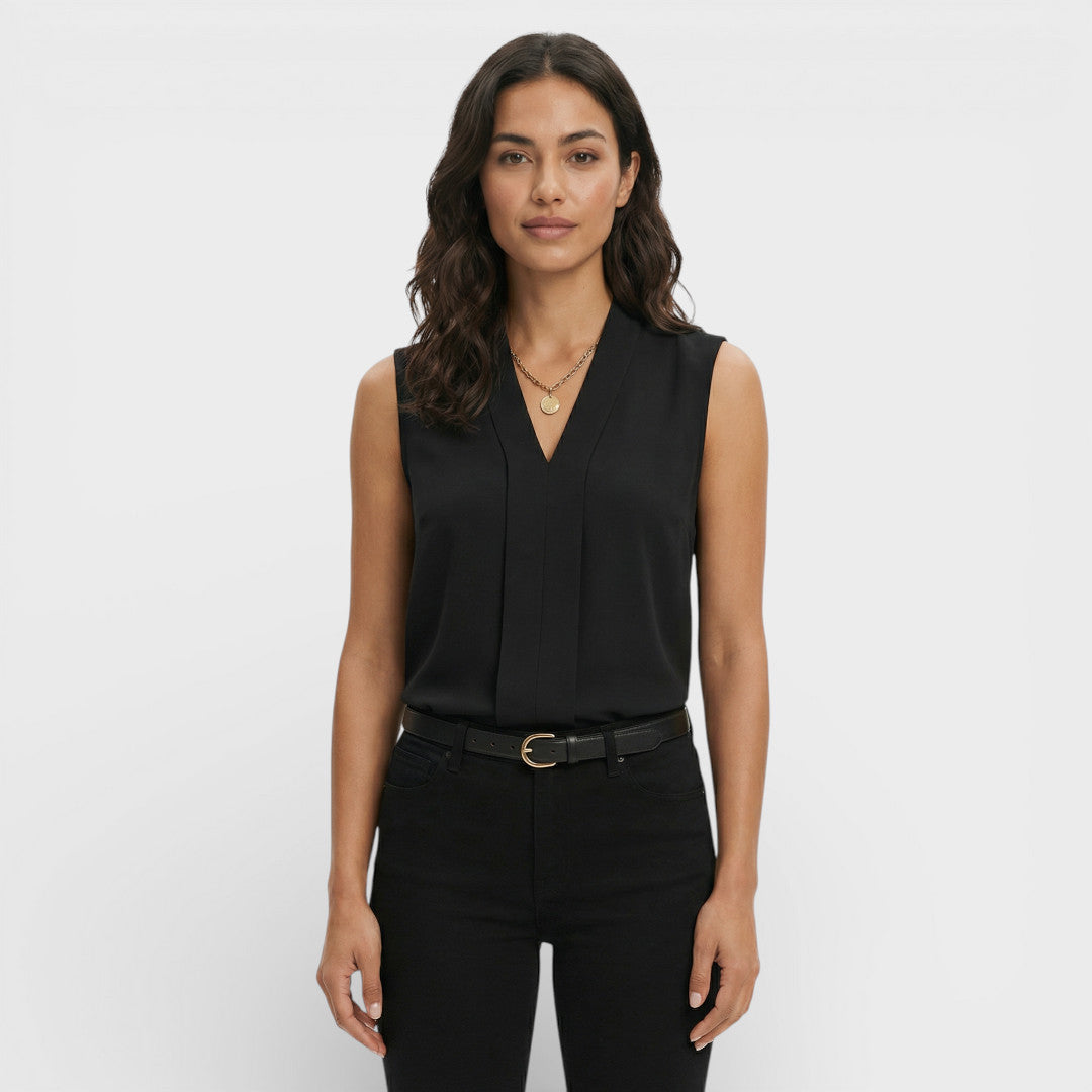 Blouse Sans Manches Femme Ample