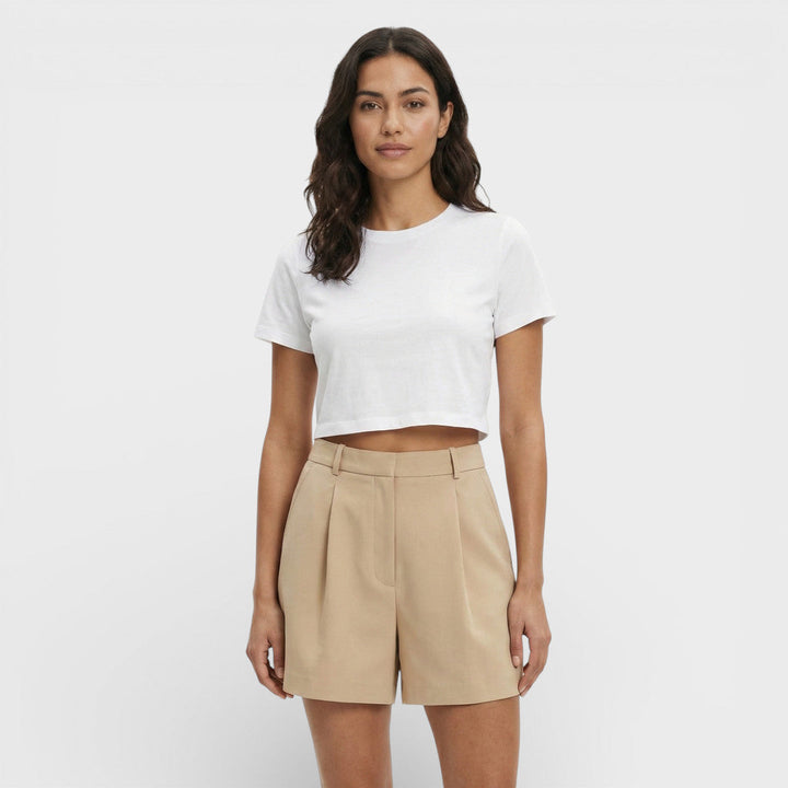Short Vintage Taille Haute Femme