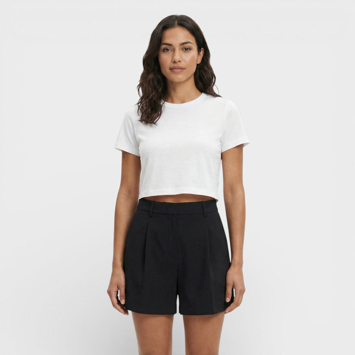 Short Vintage Taille Haute Femme