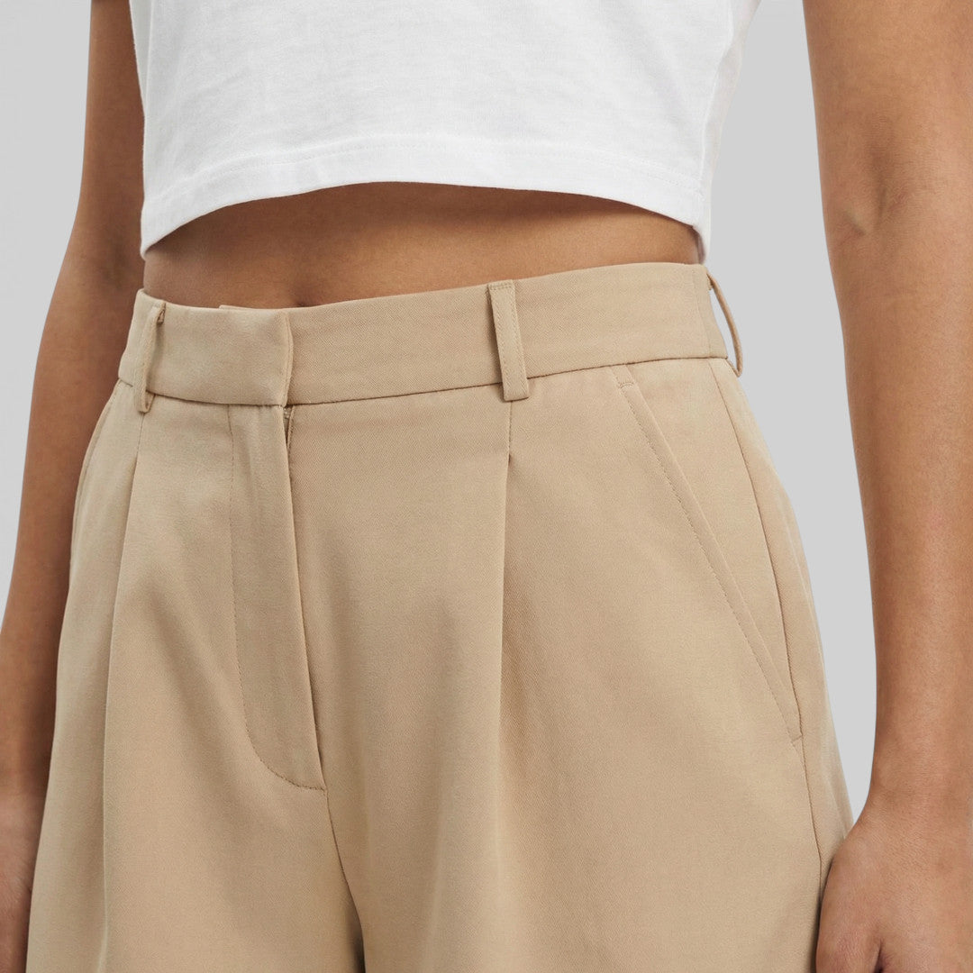 Short Vintage Taille Haute Femme