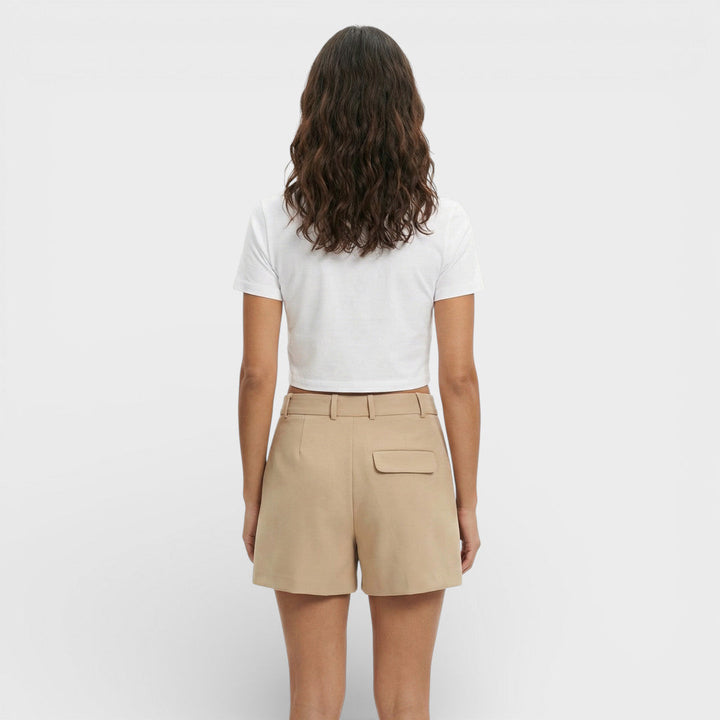 Short Vintage Taille Haute Femme