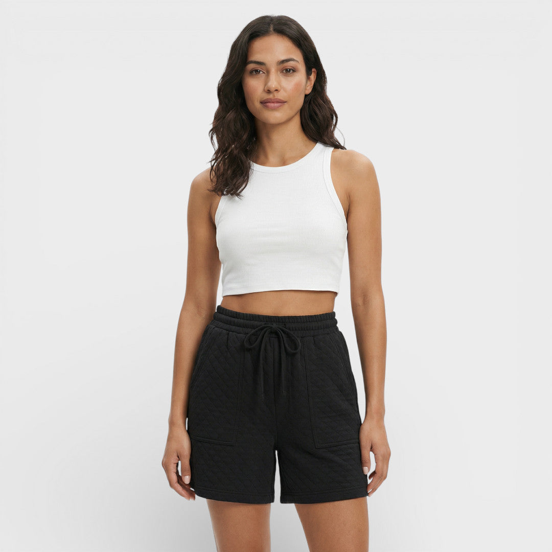 Short Femme Taille Haute Ample