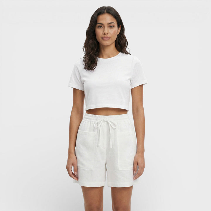 Short Femme Taille Haute Ample