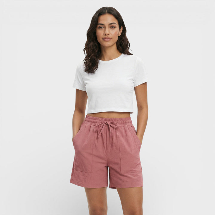 Short Femme Taille Haute Ample