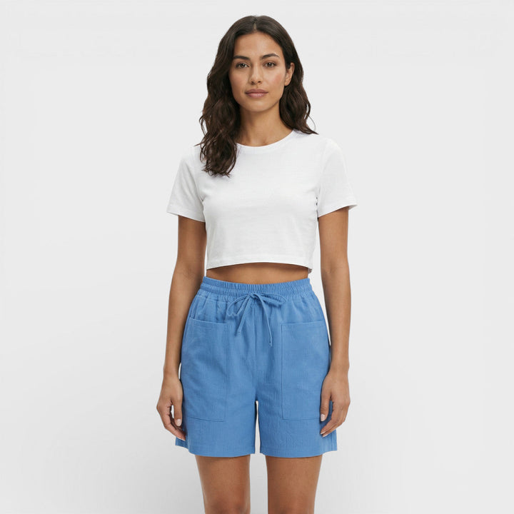Short Femme Taille Haute Ample