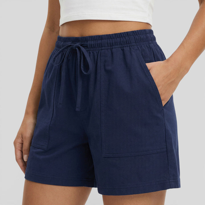Short Femme Taille Haute Ample
