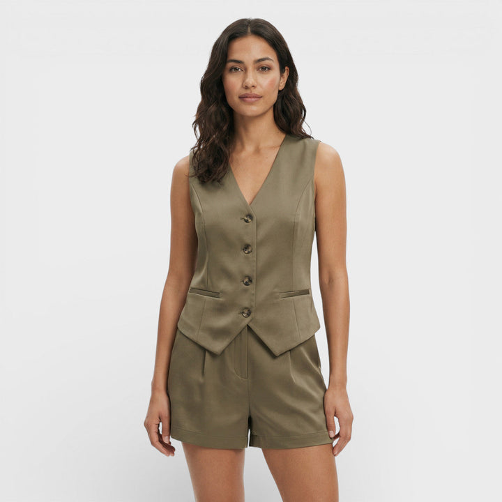 Ensemble Gilet Et Shorts Femme
