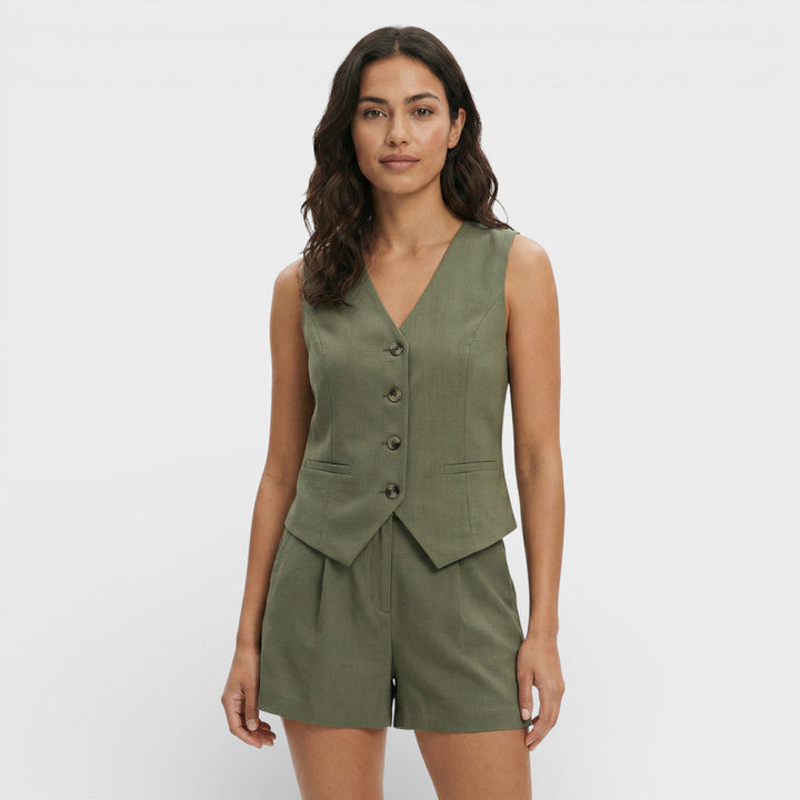 Ensemble Gilet Et Shorts Femme