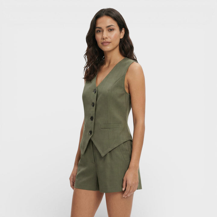 Ensemble Gilet Et Shorts Femme