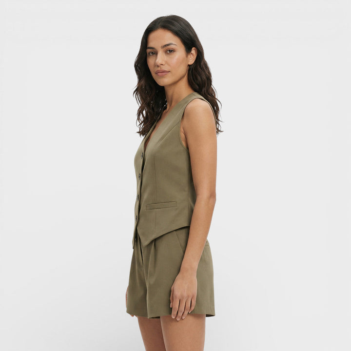 Ensemble Gilet Et Shorts Femme