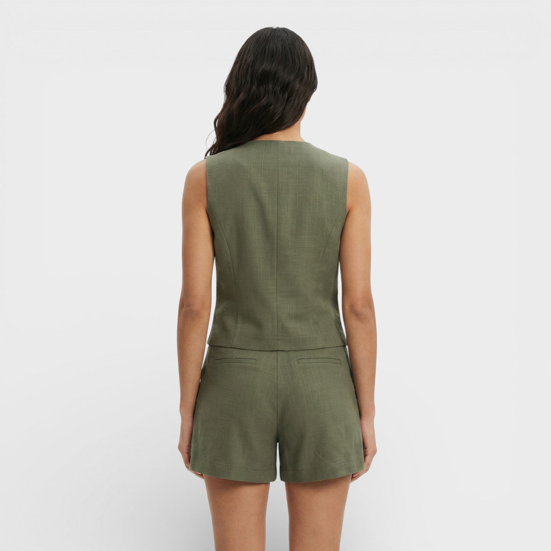 Ensemble Gilet Et Shorts Femme