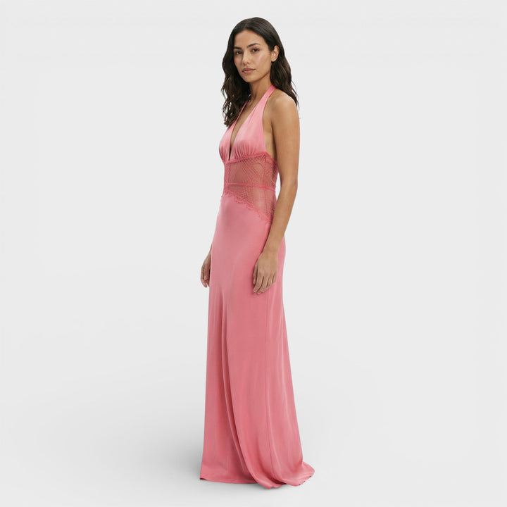 Robe Longue Halter Dos Ouvert