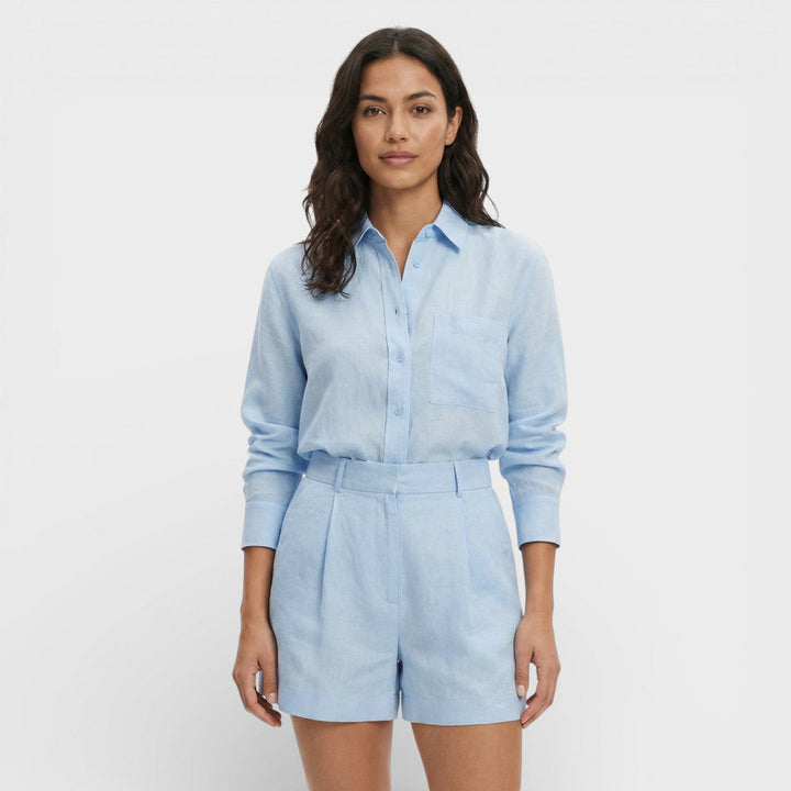 Ensemble Femme Chemise Et Shorts
