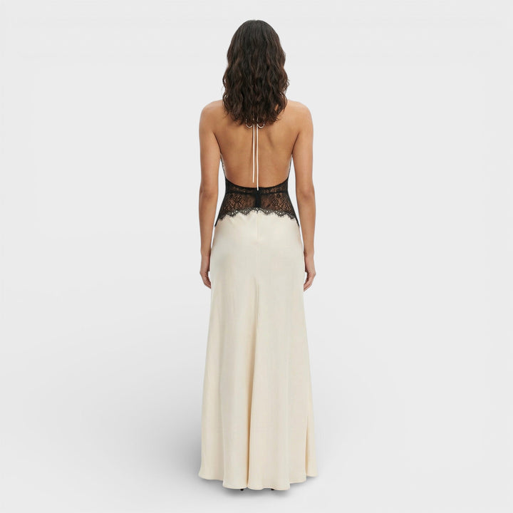 Robe Longue Halter Dos Ouvert