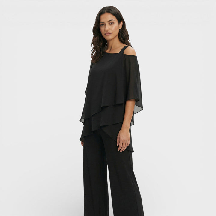 Ensemble Élégant Blouse Et Pantalon