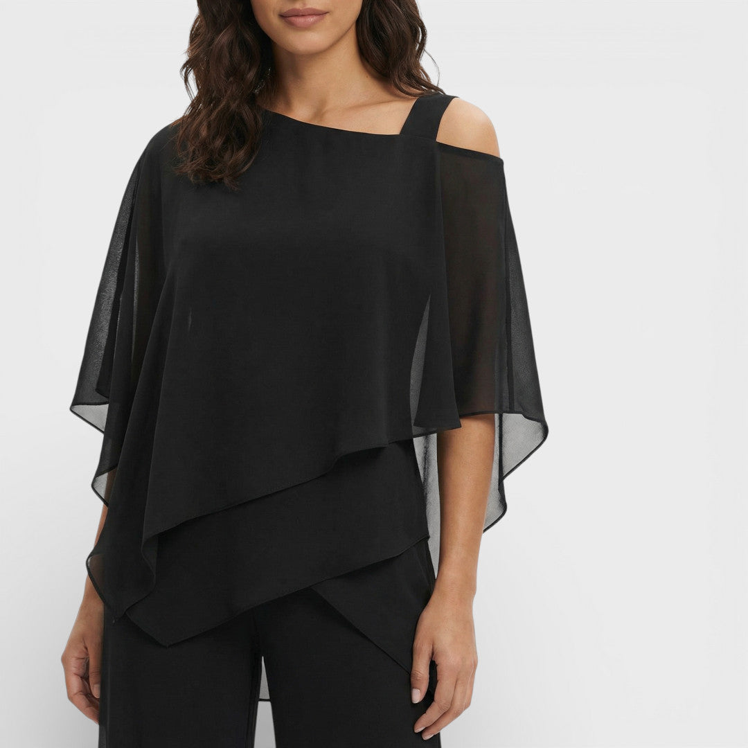 Ensemble Élégant Blouse Et Pantalon