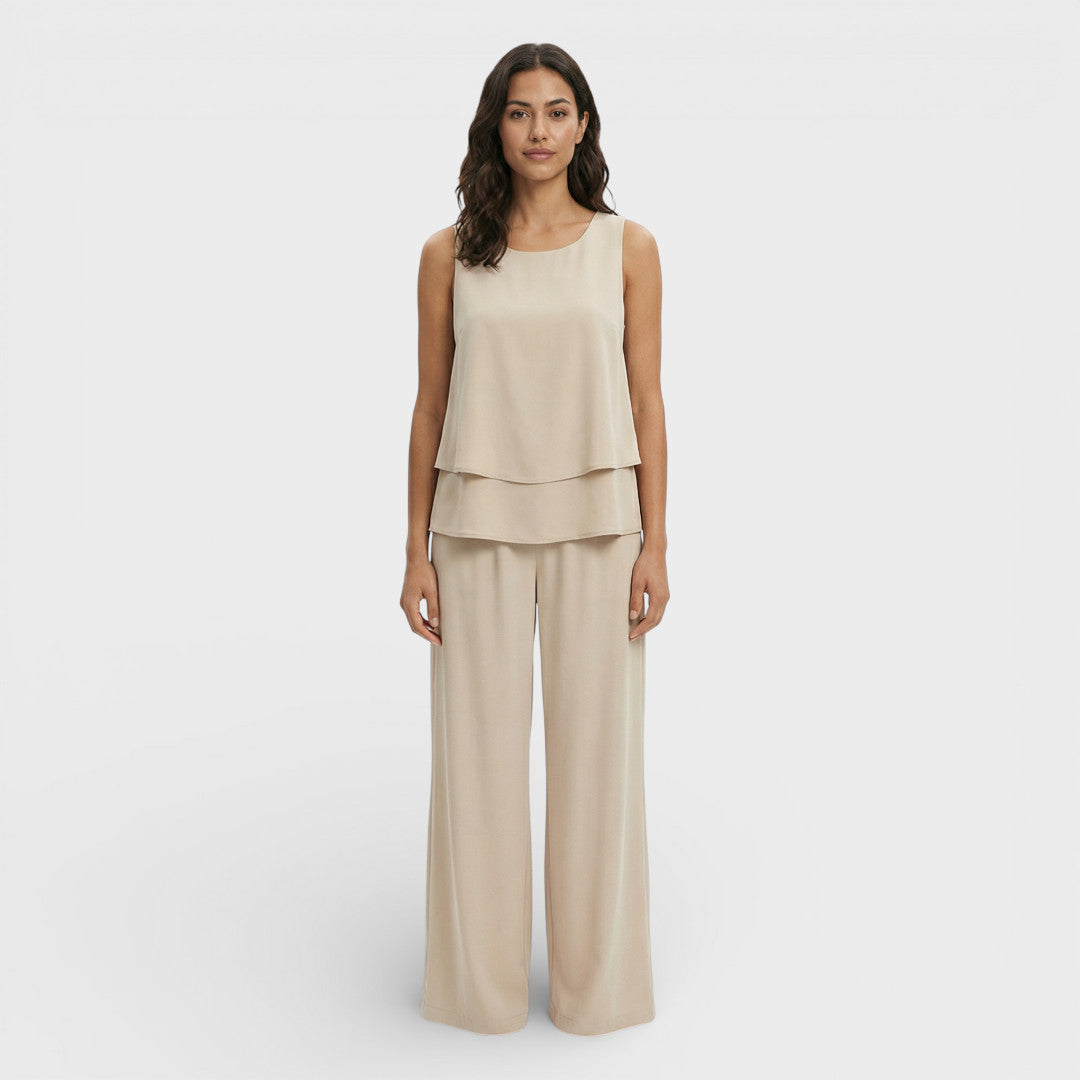 Ensemble Femme Top Et Pantalon Large