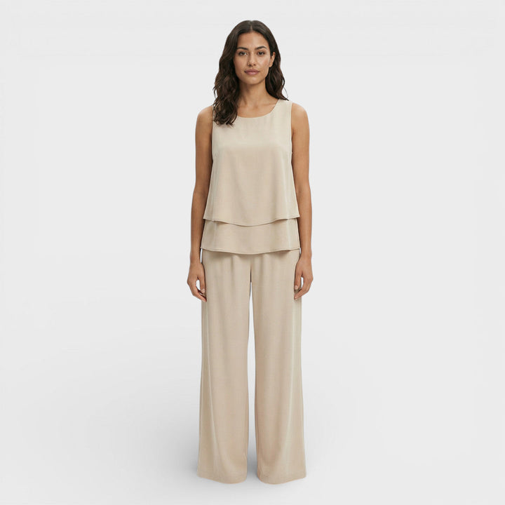 Ensemble Femme Top Et Pantalon Large