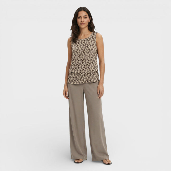 Ensemble Femme Top Et Pantalon Large