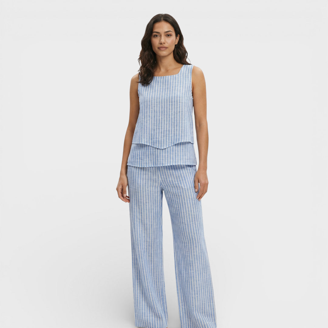 Ensemble Femme Top Et Pantalon Large