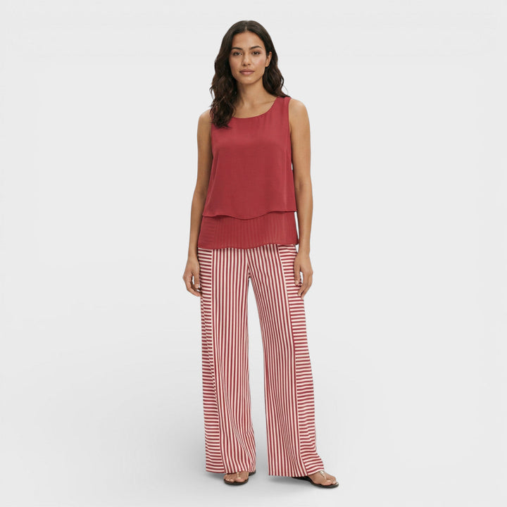 Ensemble Femme Top Et Pantalon Large