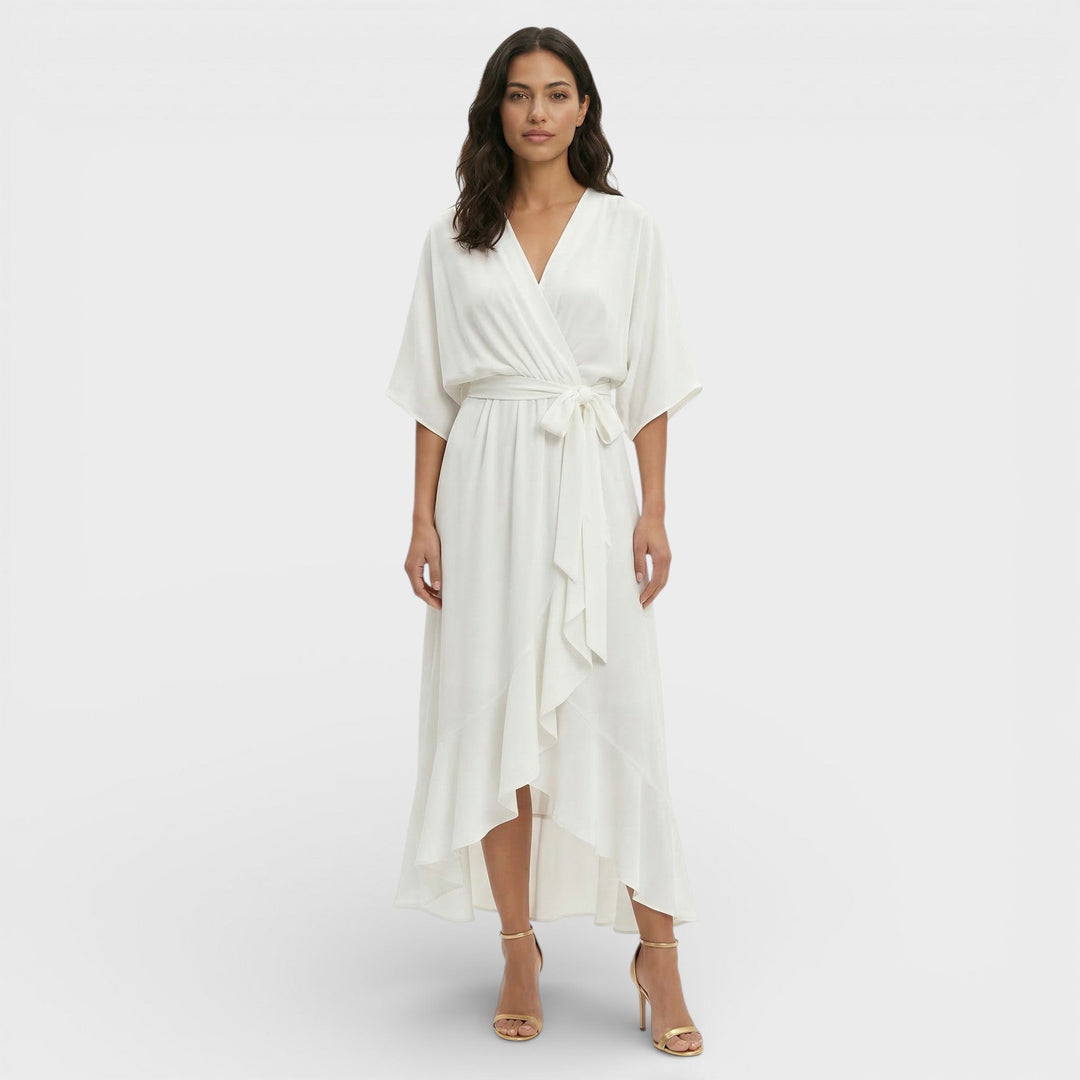 Robe Décolleté V Femme Élégante