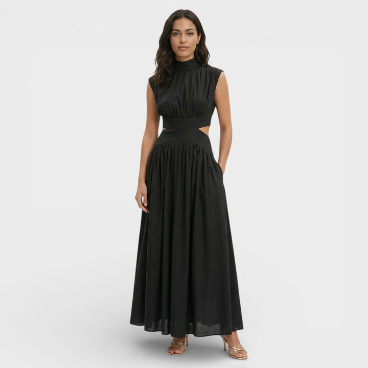 Robe Maxi Formelle Sans Manches