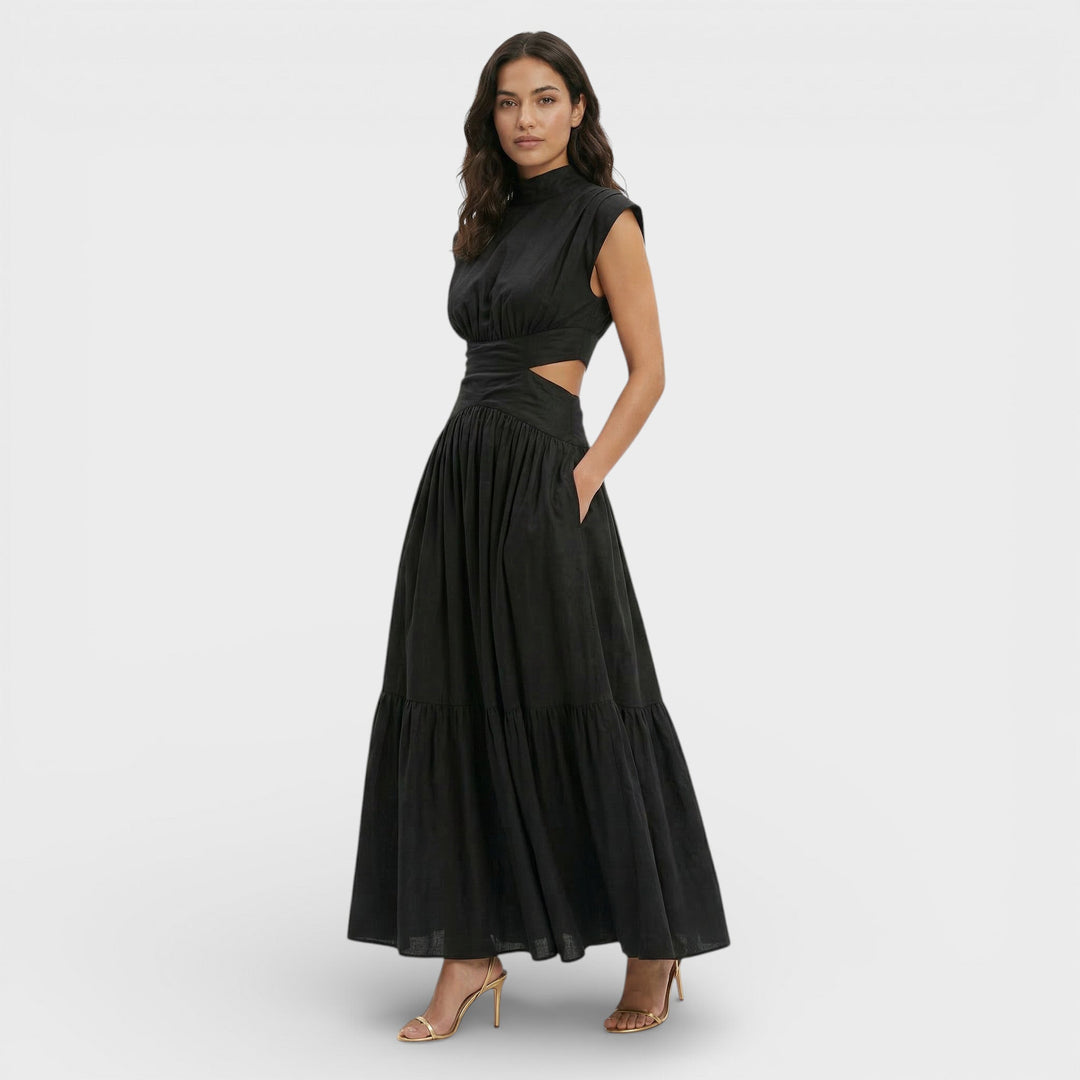 Robe Maxi Formelle Sans Manches